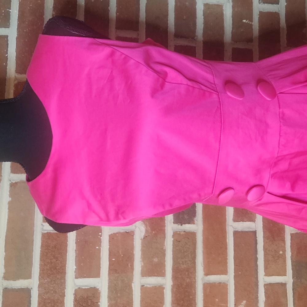 I.N. San Francisco hot pink dress, size 13 juniors - Picture 2 of 6
